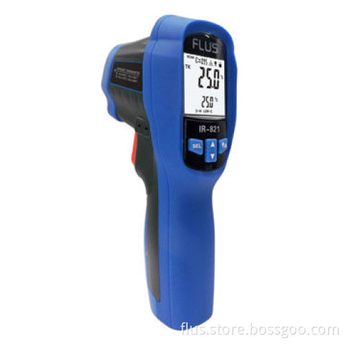 Non-contact Thermometer with K-type, Adjustable High and Low Alarm